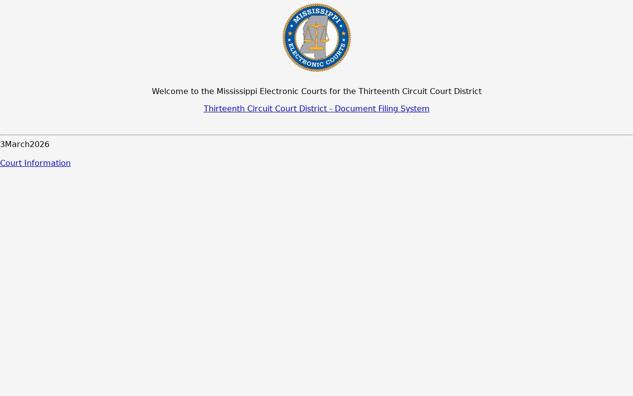 Simpson County criminal docket Circuit MEC landing page
