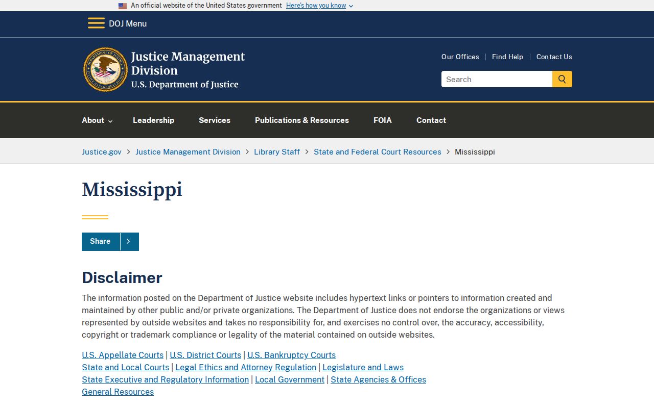 Simpson County criminal docket federal district office listing