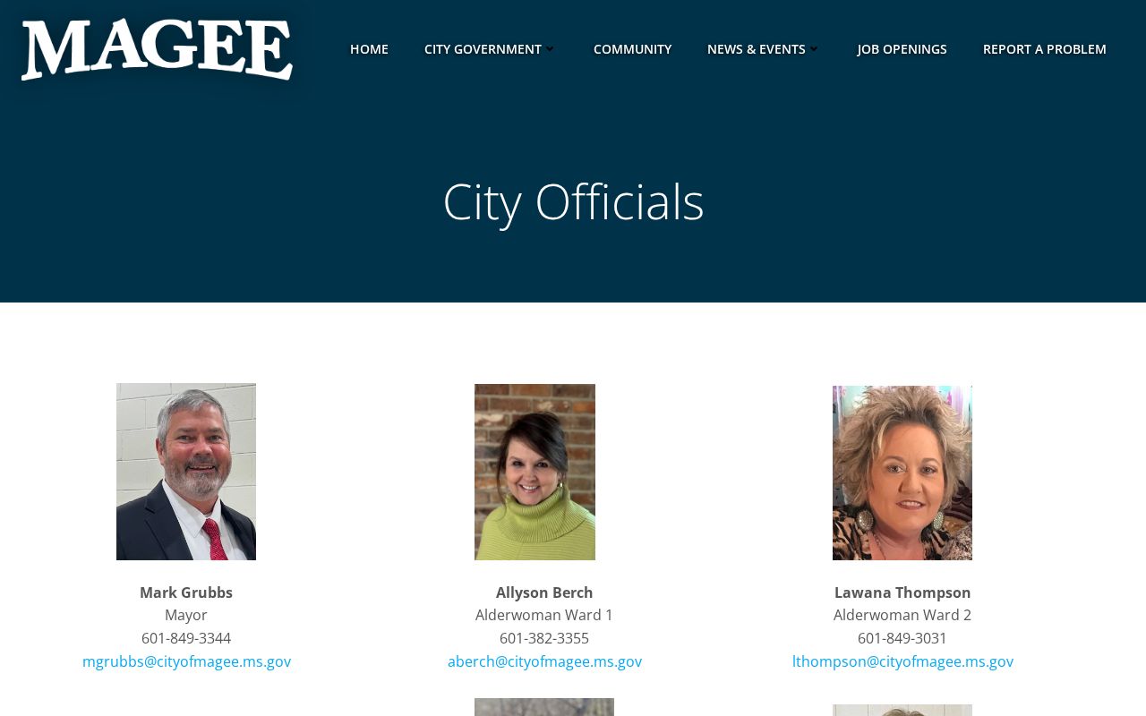 Simpson County Magee court docket City Hall government listing