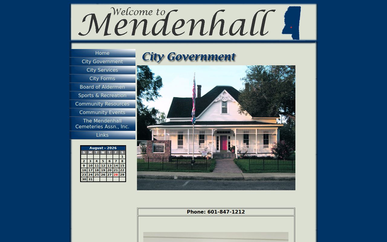 Simpson County Mendenhall court docket municipal court public-office listing